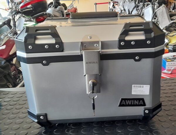 KUFER AWINA 45L SREBRNY 43.5X38X34