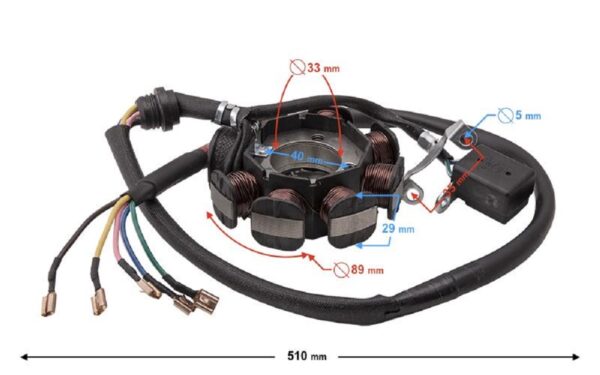 ISKROWNIK ATV 200/250 8 CEWEK