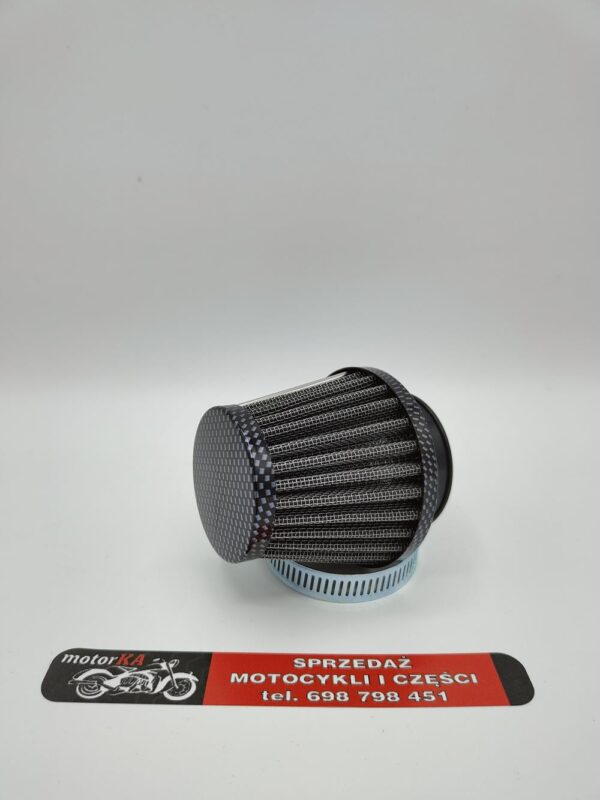 FILTR POWIETRZA STOŻKOWY 28MM CARBON