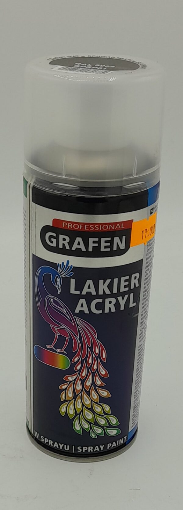 LAKIER ACRYL SPRAY GRAFEN CZARNY MAT 400 ML