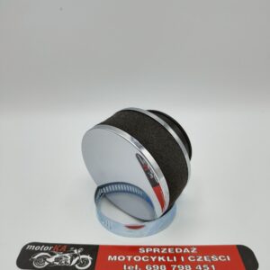 FILTR POWIETRZA 32MM WALEC GĄBKA CHROM