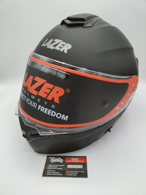 KASK LAZER SZCZĘKOWY  PANAME II XXL CZARNY MAT