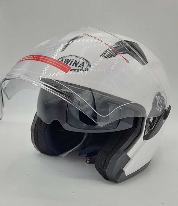 KASK OTWARTY TYP JK528 BIAŁY XL AWINA