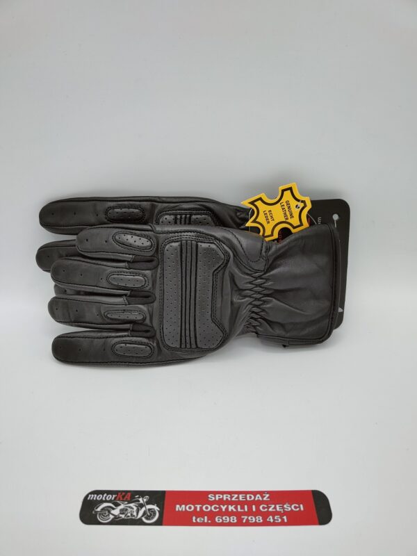 RĘKAWICE MOTOCYKLOWE RETRO CZARNE L