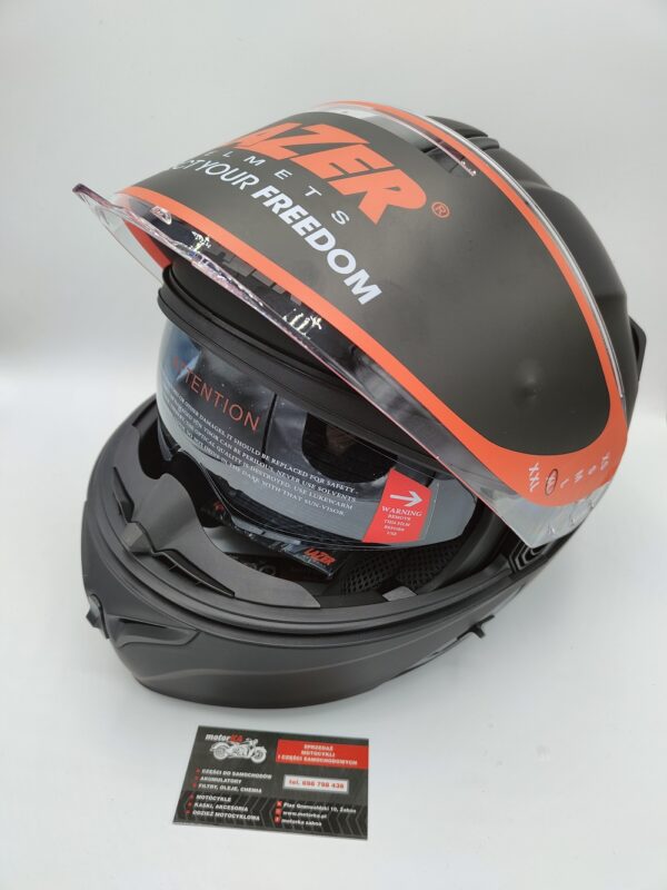 KASK LAZER SZCZĘKOWY PANAME II  XL CZARNY MAT