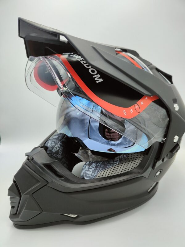 KASK ENDURO LAZER Z-LINE CZARNY r.L