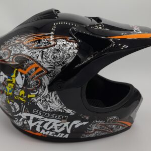 KASK CROSSOWY DZIECIĘCY CITY BIKE ROZMIAR S