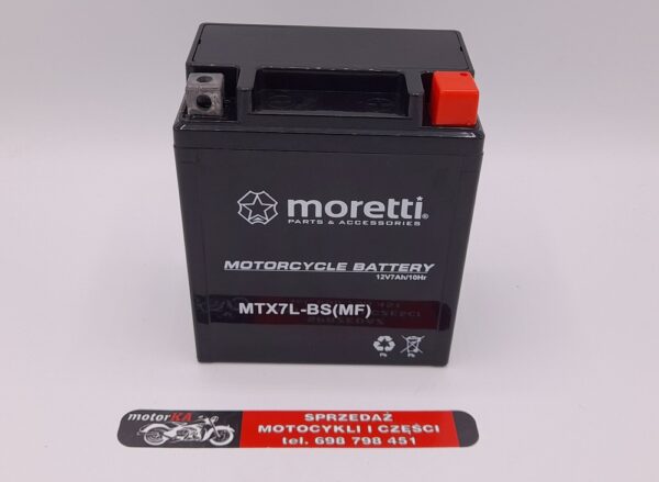 Akumulator AGM (Gel) MTX7L-BS Moretti