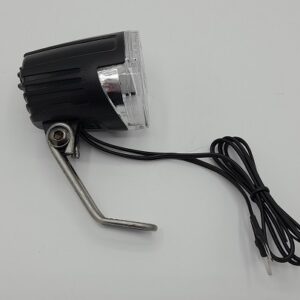 LAMPA ROWEROWA PRZÓD NA PRĄDNICE Z PODTRZYMANIEM
